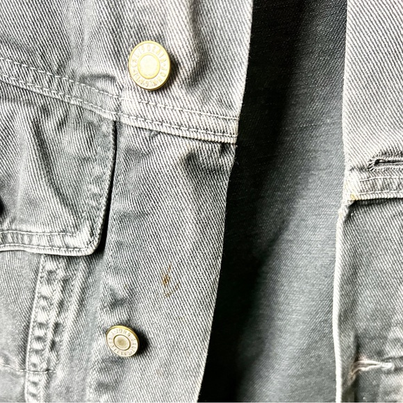 BRANDY MELVILLE AMARA DARLING OVERSIZED DENIM JACKET (FADED GREY) - Picture 10 of 15